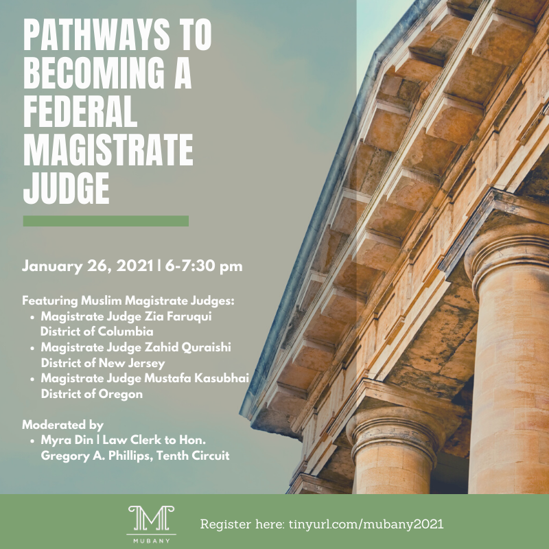 Pathways to a Federal Magistrate Judge Muslim Bar